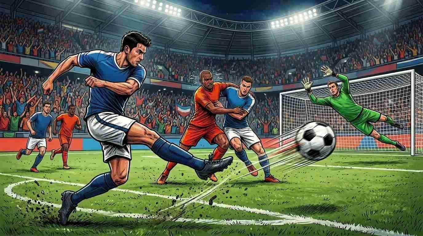Jugadas intensas de varios partidos del Mundial 2026 durante la jornada dominical.