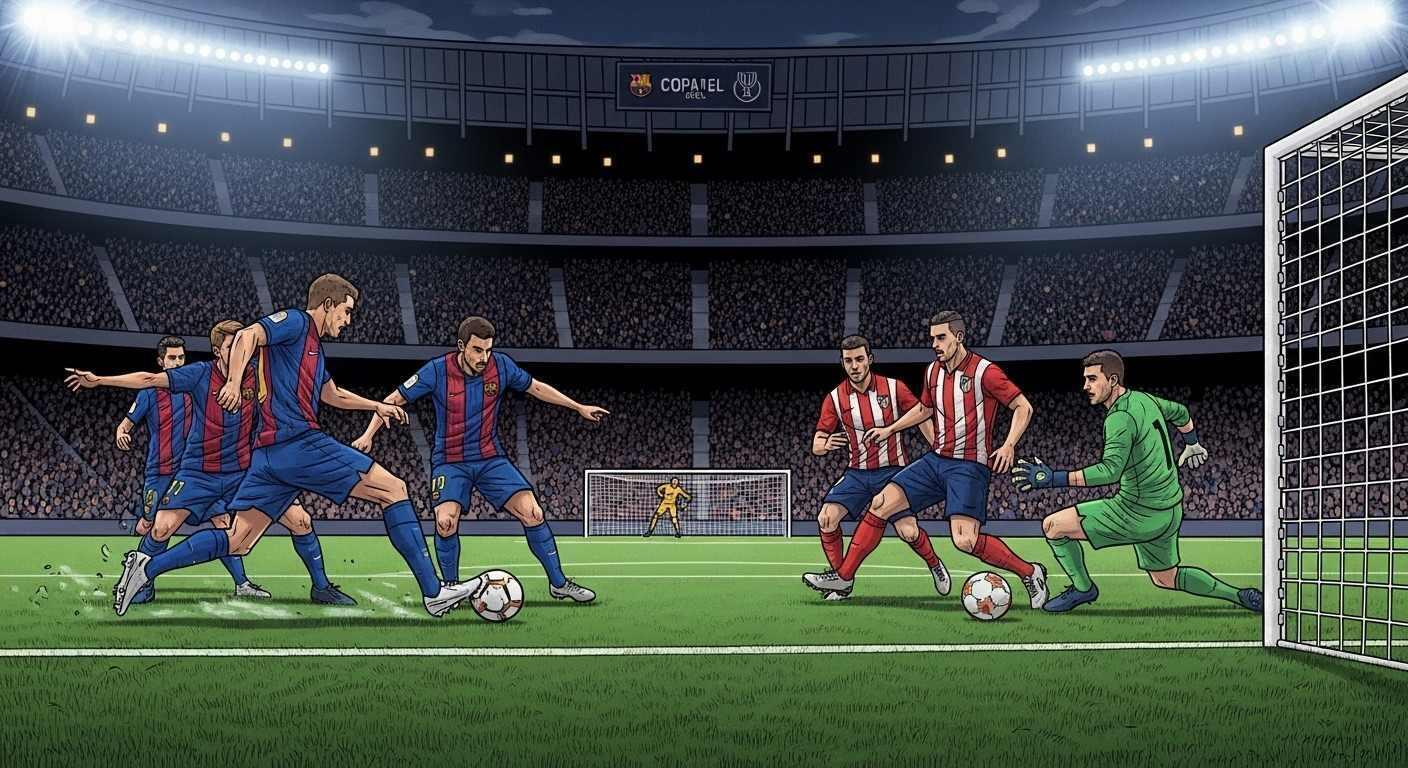 Análisis previo: Barcelona vs Atlético en semifinal de Copa del Rey