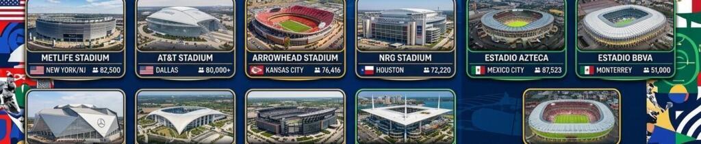 Estadios del Mundial 2026: sedes y partidos